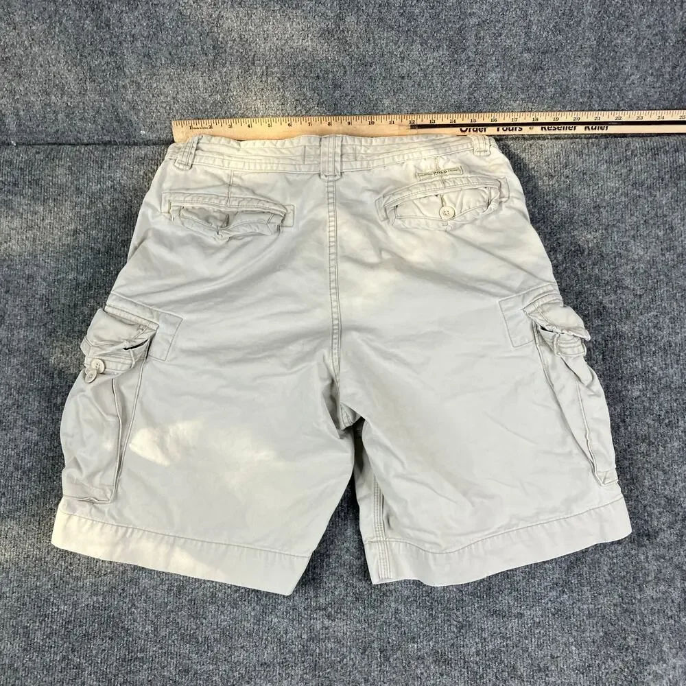 Polo Ralph Lauren Shorts 33 Mens‎ Beige Cargo Utility Outdoor Casual Workwear